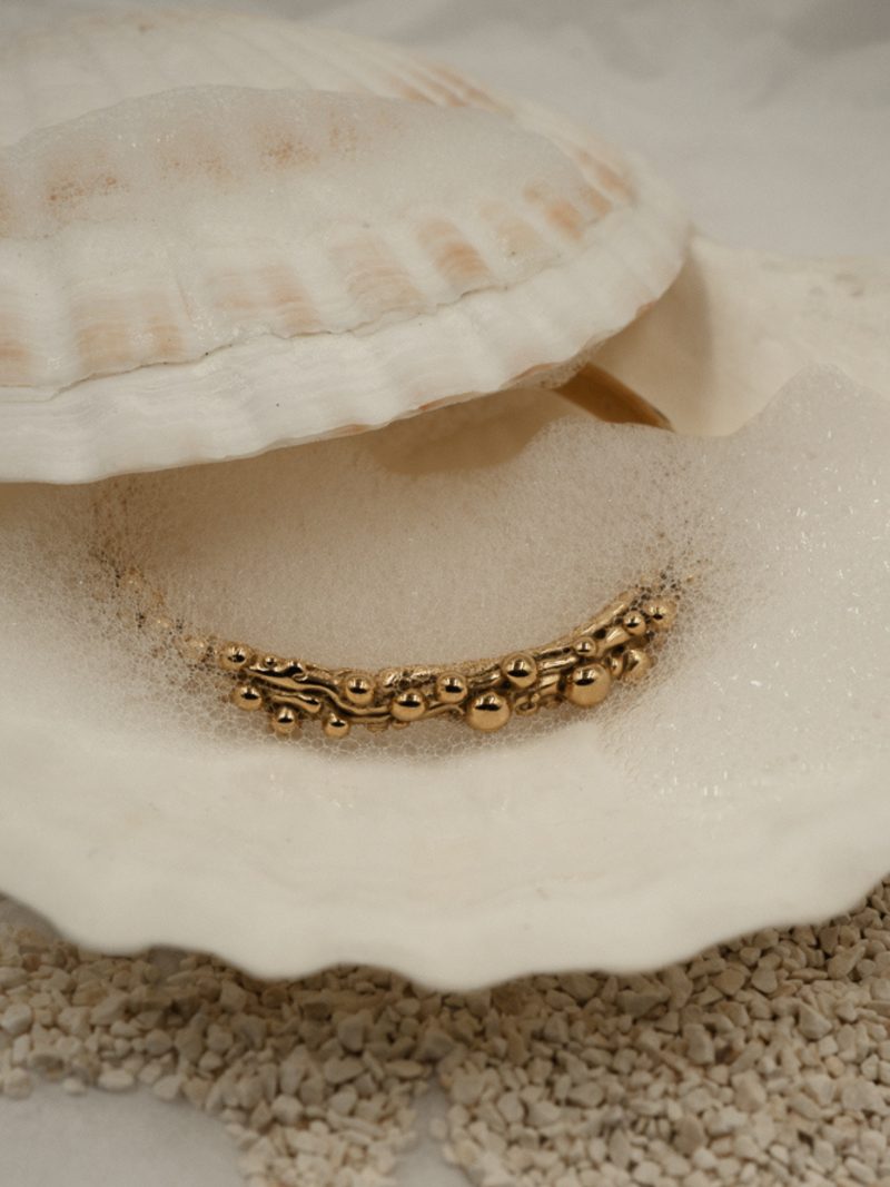 Martina Rozenberg Smira Jewelry Gold Cuff - Image 2