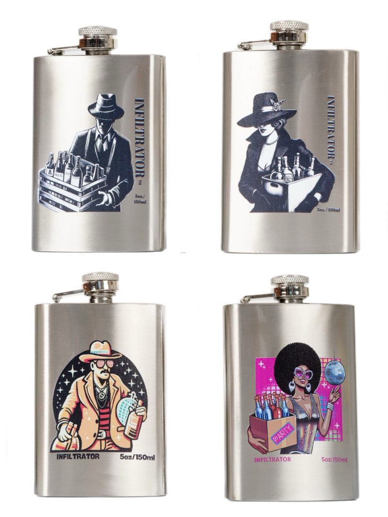 INFILTRATOR Stainless Steel Flask - Image 6