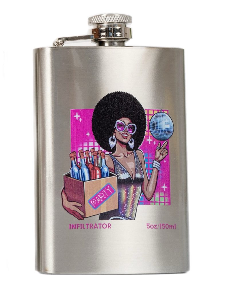 INFILTRATOR Stainless Steel Flask - Image 5