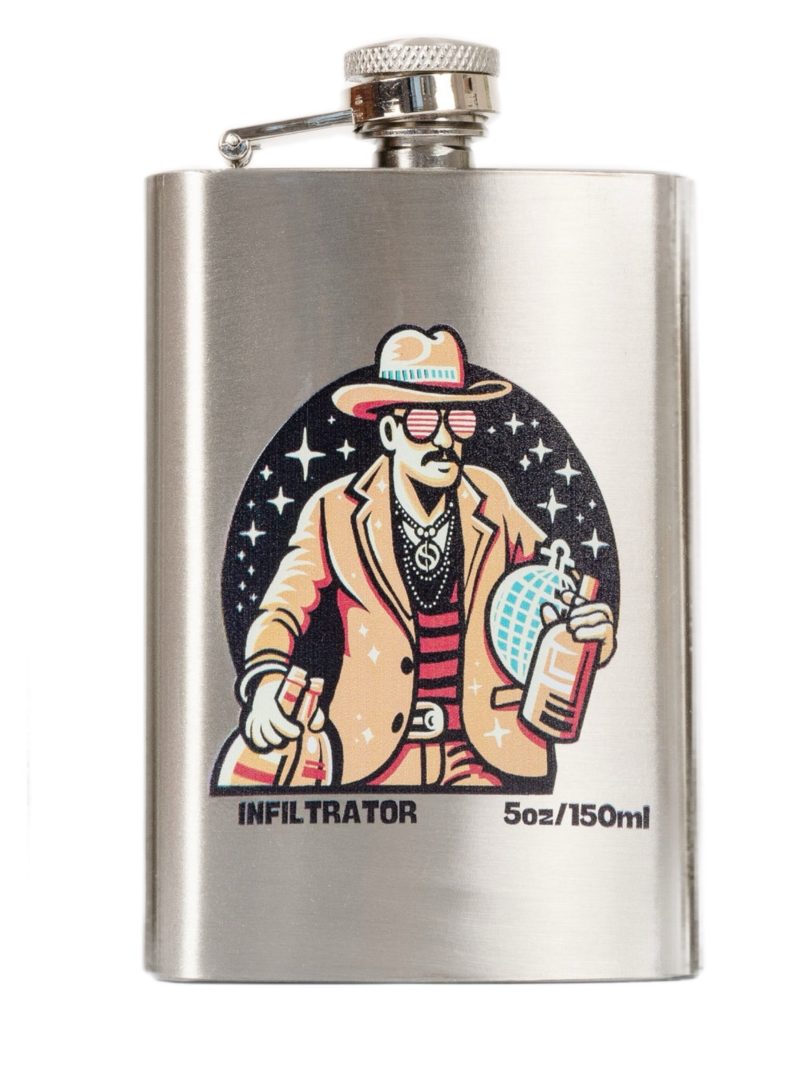 INFILTRATOR Stainless Steel Flask - Image 4