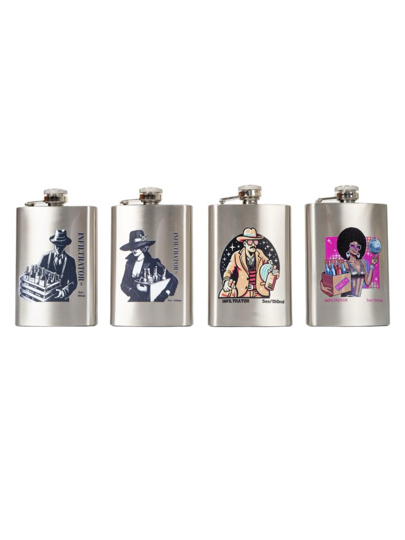 INFILTRATOR Stainless Steel Flask - Image 2