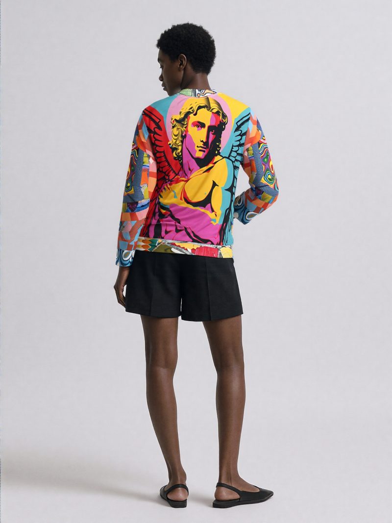 SingleTree Lane Archangel Michael Flipside Duo Wearable Art Top - Image 3