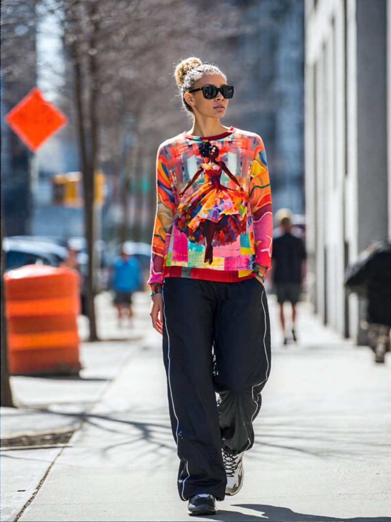 SingleTree Lane Dancing Through Harlem Ballerina Wearable Art - Image 2