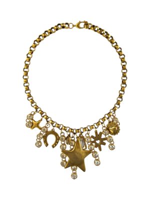 Sccollection Stevie Crystal & Charm Necklace
