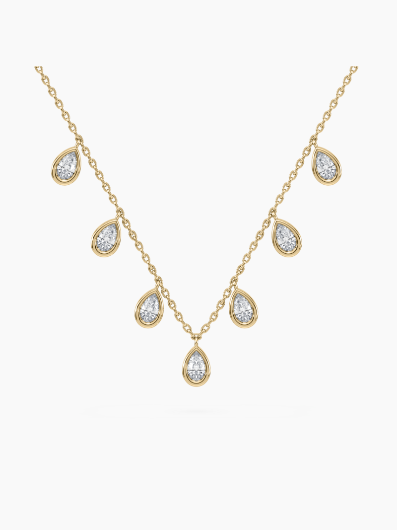 SETTE Jewelry Aura Pear Lab Diamond Necklace - Image 2