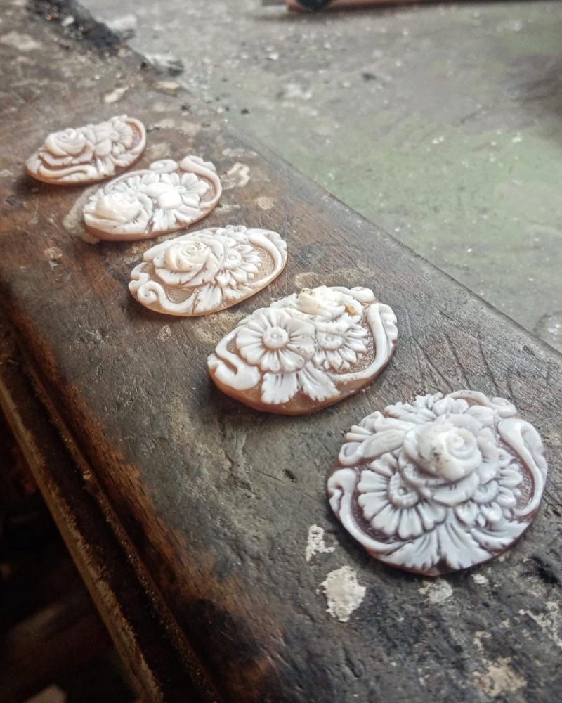 Studio Dust To Gold Italy Secret Garden Cameo Freshwater Pearls - Image 6