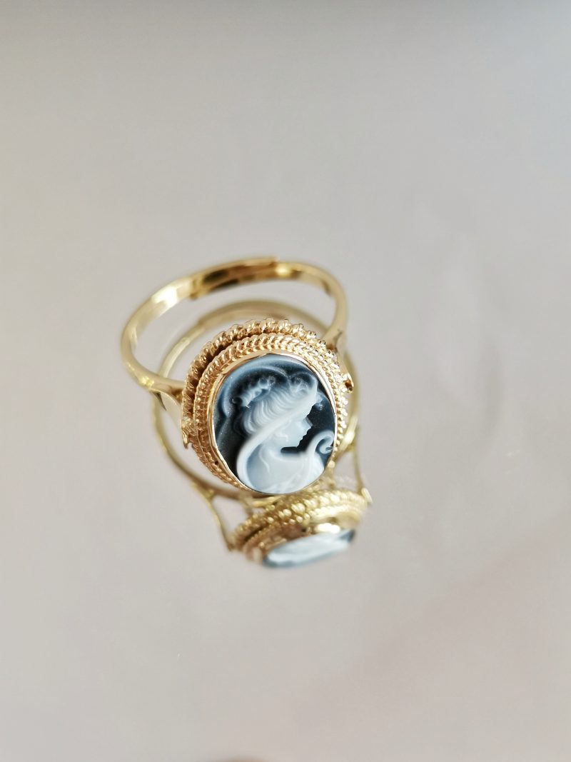 Studio Dust To Gold Sofia Cameo Ring - Image 5
