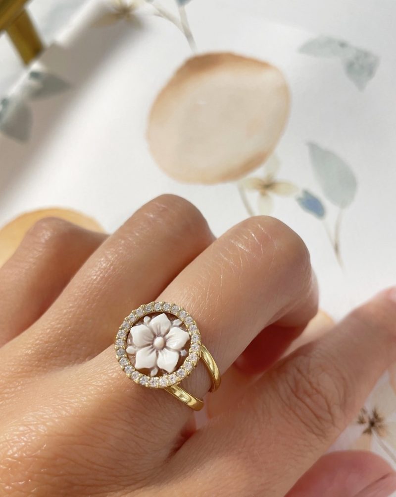 Studio Dust To Gold Annabelle Cameo Ring - Image 6