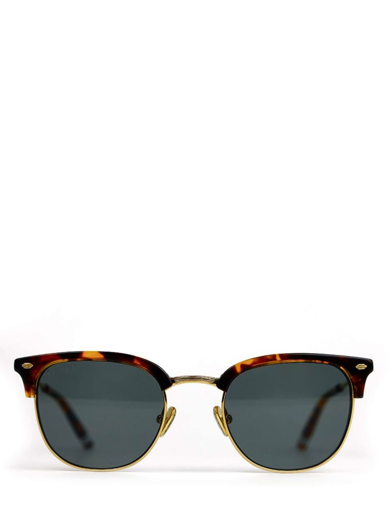 Out East Eyewear Culloden Tortoise / Gold Round Sunglasses