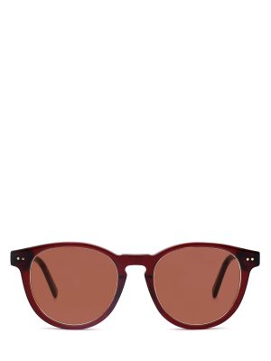 Velenci Red Round Sunglasses