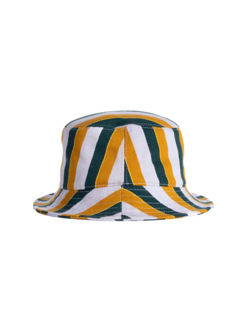 Fefeti Multi-Color Orange White & Blue Bucket Hat - Image 2