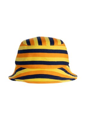 Fefeti Multi-Color Orange, Yellow & Navy Bucket Hat