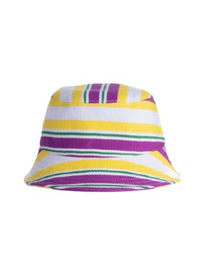 Fefeti Multi-Color Purple & Yellow Bucket Hat