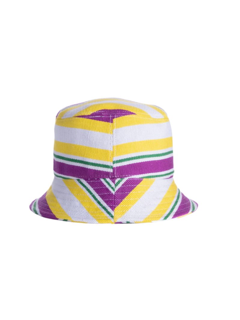 Fefeti Multi-Color Purple & Yellow Bucket Hat - Image 2