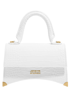 JEREMIE ST.CROIX White Leather Small Handle