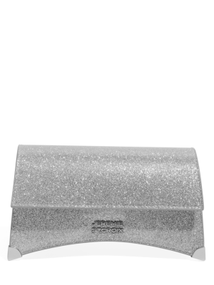 JEREMIE ST.CROIX Silver Patent Leather Small Clutch
