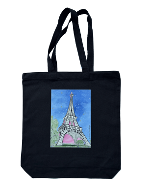 Trendmix Studio By Laura Black Canvas Tote