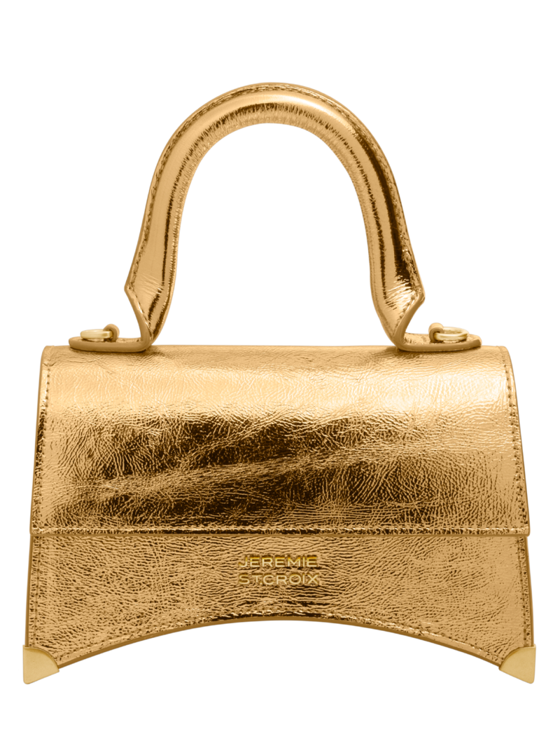 JEREMIE ST.CROIX Gold Leather Small Handle