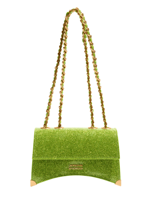 JEREMIE ST.CROIX Green Patent Leather Small Shoulder