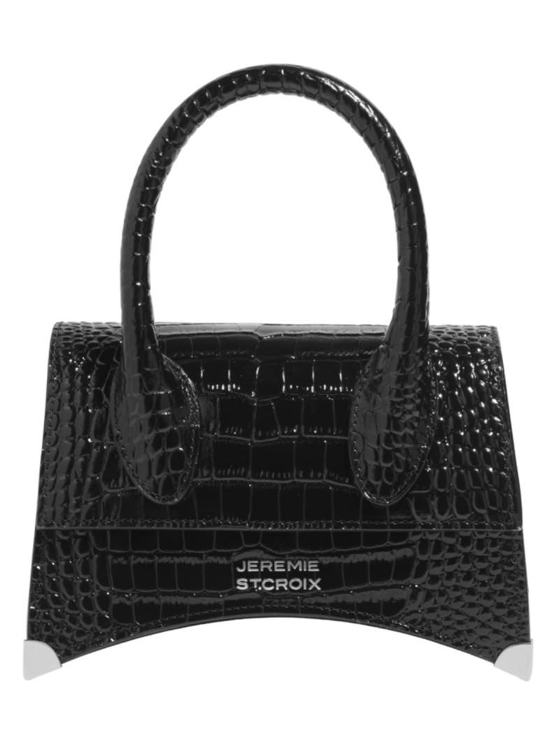 JEREMIE ST.CROIX Black Leather Small Crossbody