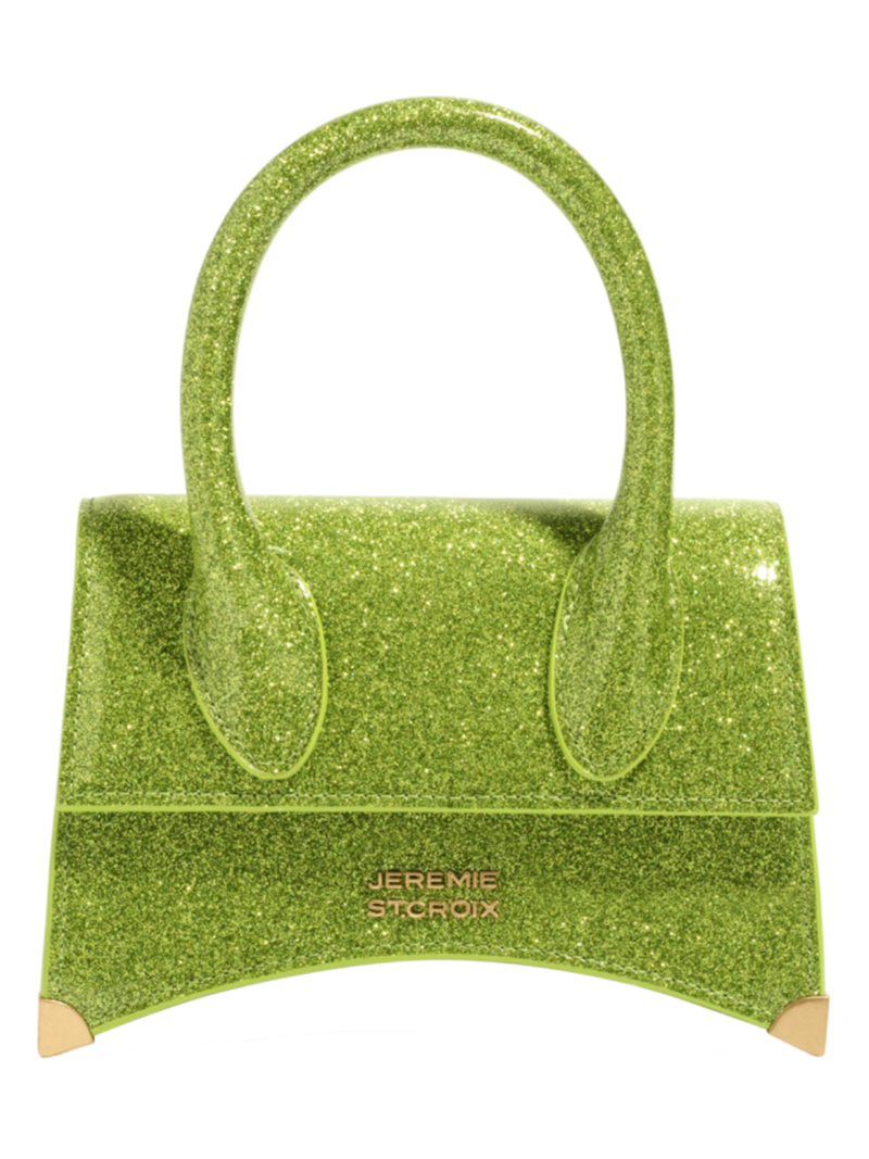 JEREMIE ST.CROIX Green Patent Leather Small Crossbody