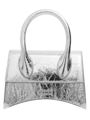 JEREMIE ST.CROIX Silver Leather Small Crossbody