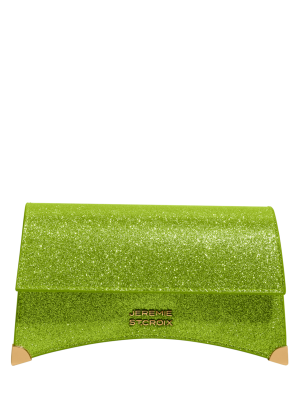 JEREMIE ST.CROIX Green Patent Leather Small Clutch