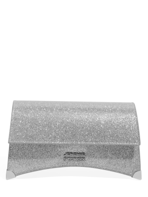 JEREMIE ST.CROIX Silver Patent Leather Small Clutch