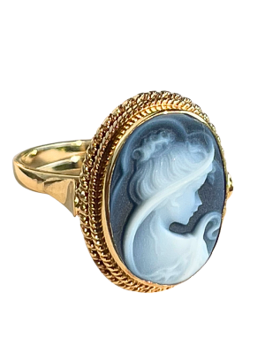 Studio Dust To Gold Sofia Cameo Ring