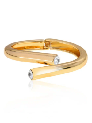 Jewellery Bar Gold Crystal Bangle
