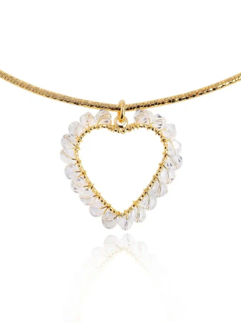 Jewellery Bar White Crystal Necklace - Image 4