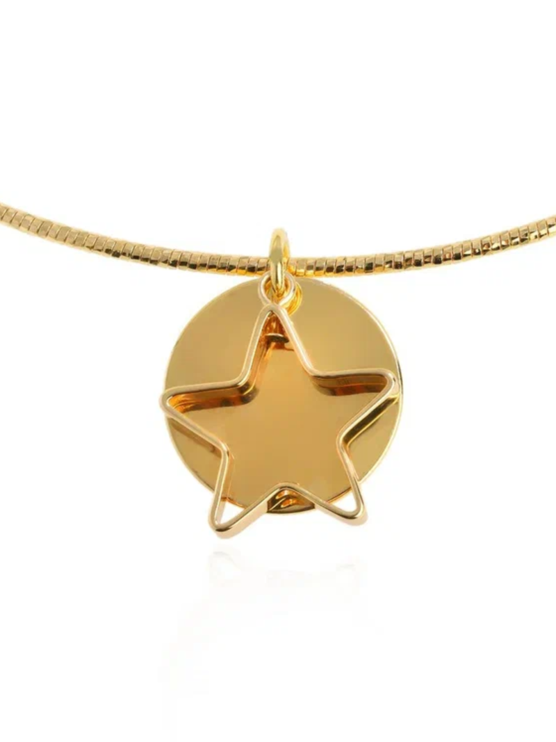 Jewellery Bar Gold Round Necklace - Image 4