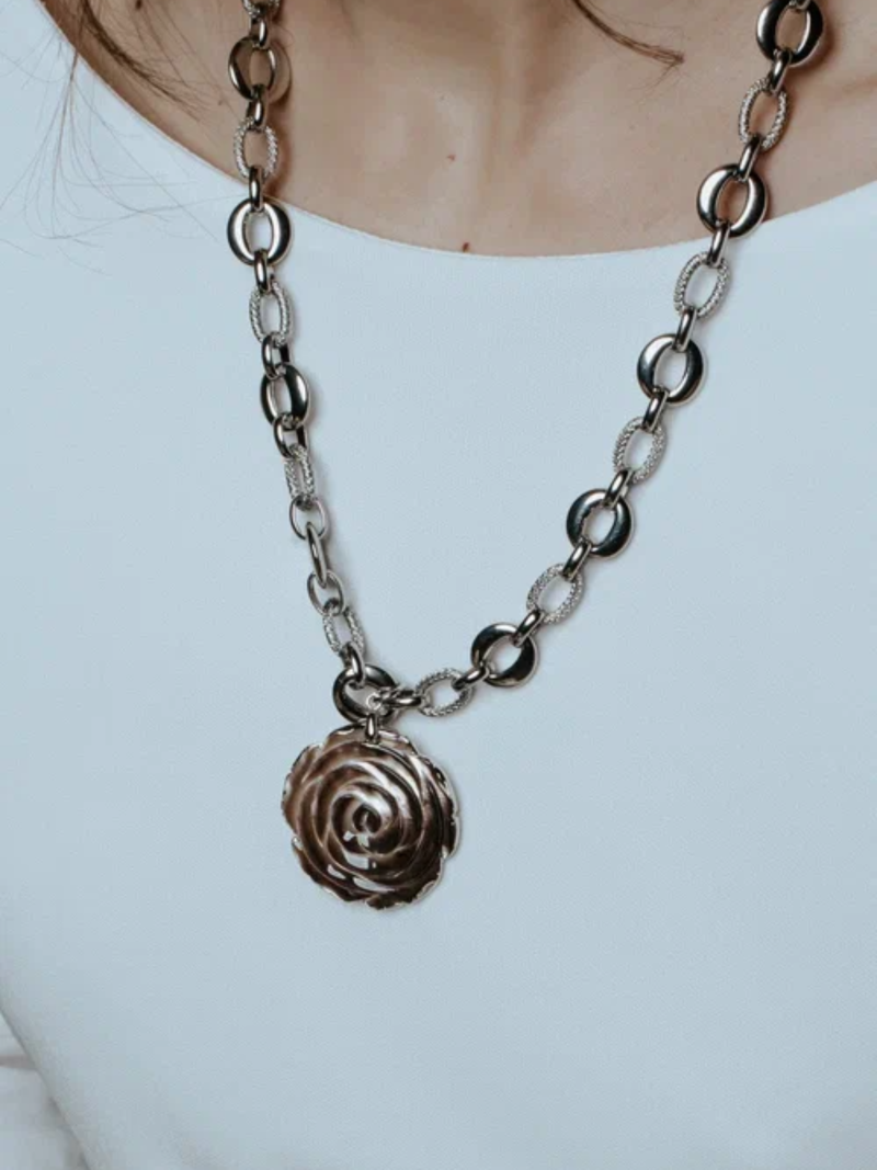 Jewellery Bar Purple Pear Necklace - Image 2