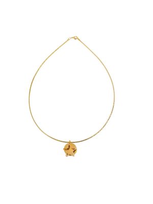 Jewellery Bar Gold Round Necklace
