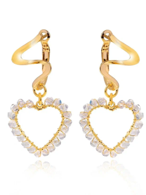 Jewellery Bar White Crystal Earrings