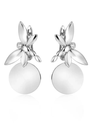 Jewellery Bar Silver Brass Earrings