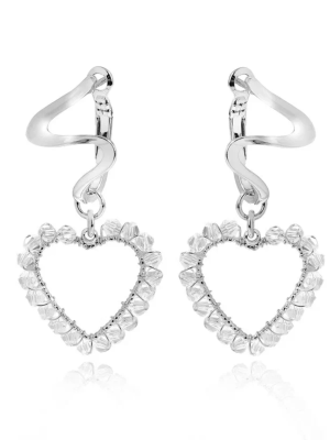 Jewellery Bar Silver Crystal Earrings