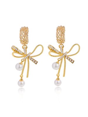 Jewellery Bar Gold Crystal Earrings