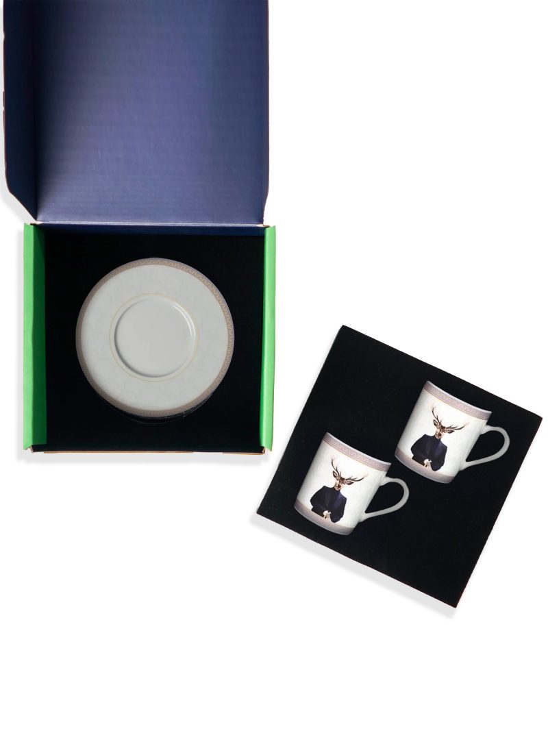 Vitelli Design Studio Gentleman 2-Pack Coffee Cups - Image 3