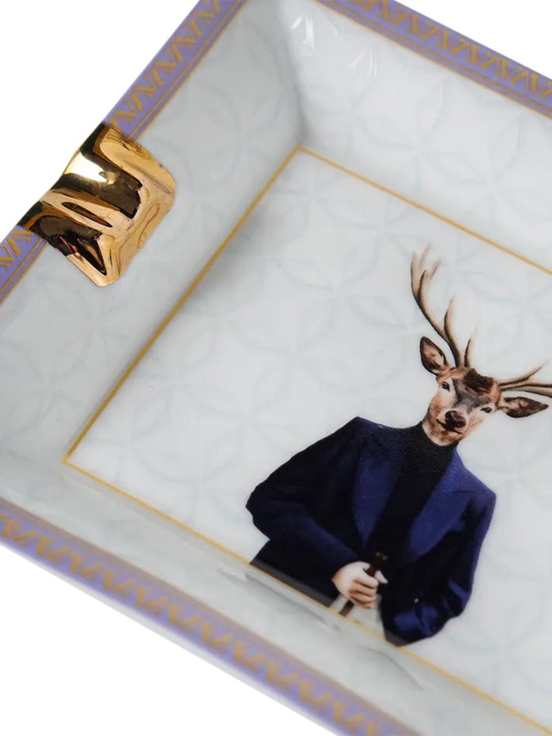 Vitelli Design Studio Gentleman Porcelain Ashtray - Image 2