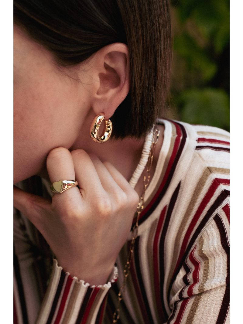 Jewellery Bar Gold Heart Ring - Image 2