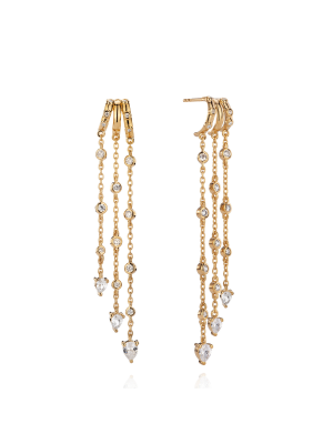 Aaria London Gold Vermeil Alta Illusion Earrings