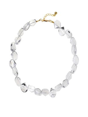 Jewellery Bar White Crystal Bead Strand