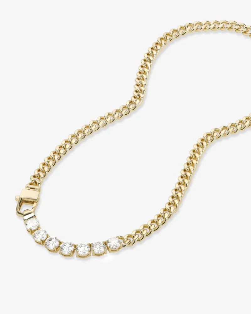 House Of 29 X Melinda Maria Julian Loves Diamonds Necklace 18" - Image 3