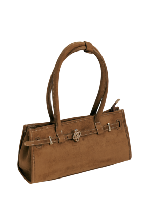 PATH T CHA Boston Belt Tote - Suede Tan