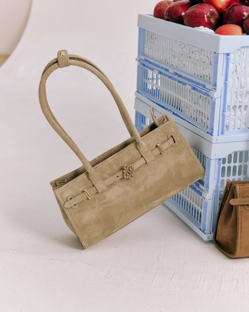 PATH T CHA Boston Belt Tote - Suede Linen - Image 7