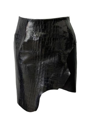 Sedlackova Black Leather Skirt
