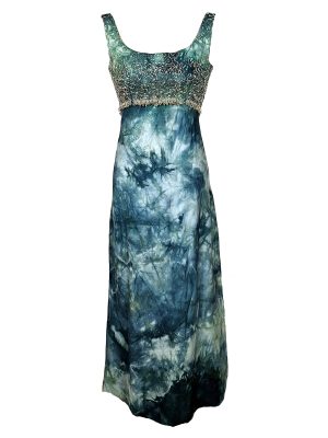 Rough And Tumble Vintage Blue Gown Dress
