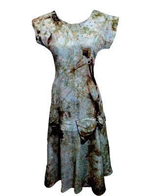 Rough And Tumble Vintage Green Evening Dress