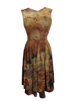 Rough And Tumble Vintage Multi-Color Cocktail Dress